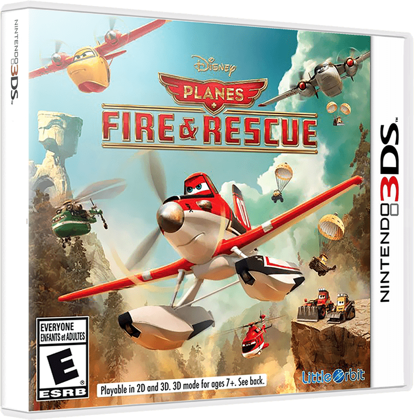 Planes: Fire & Rescue box art for Nintendo 3DS